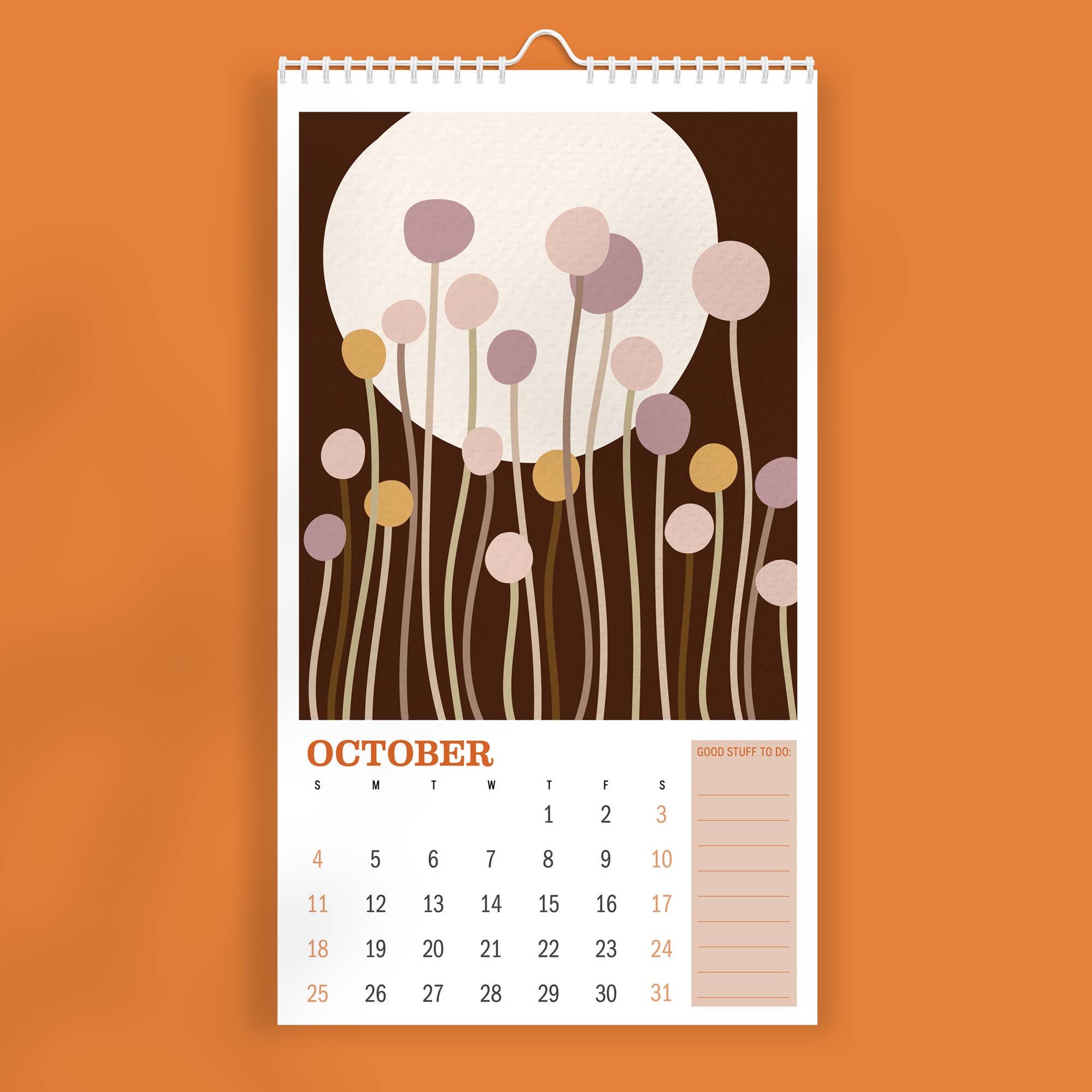 strawberryluna - Wholesale Calendar - 2026 Wall Calendar Illustrated Botanicals and Nature Art10