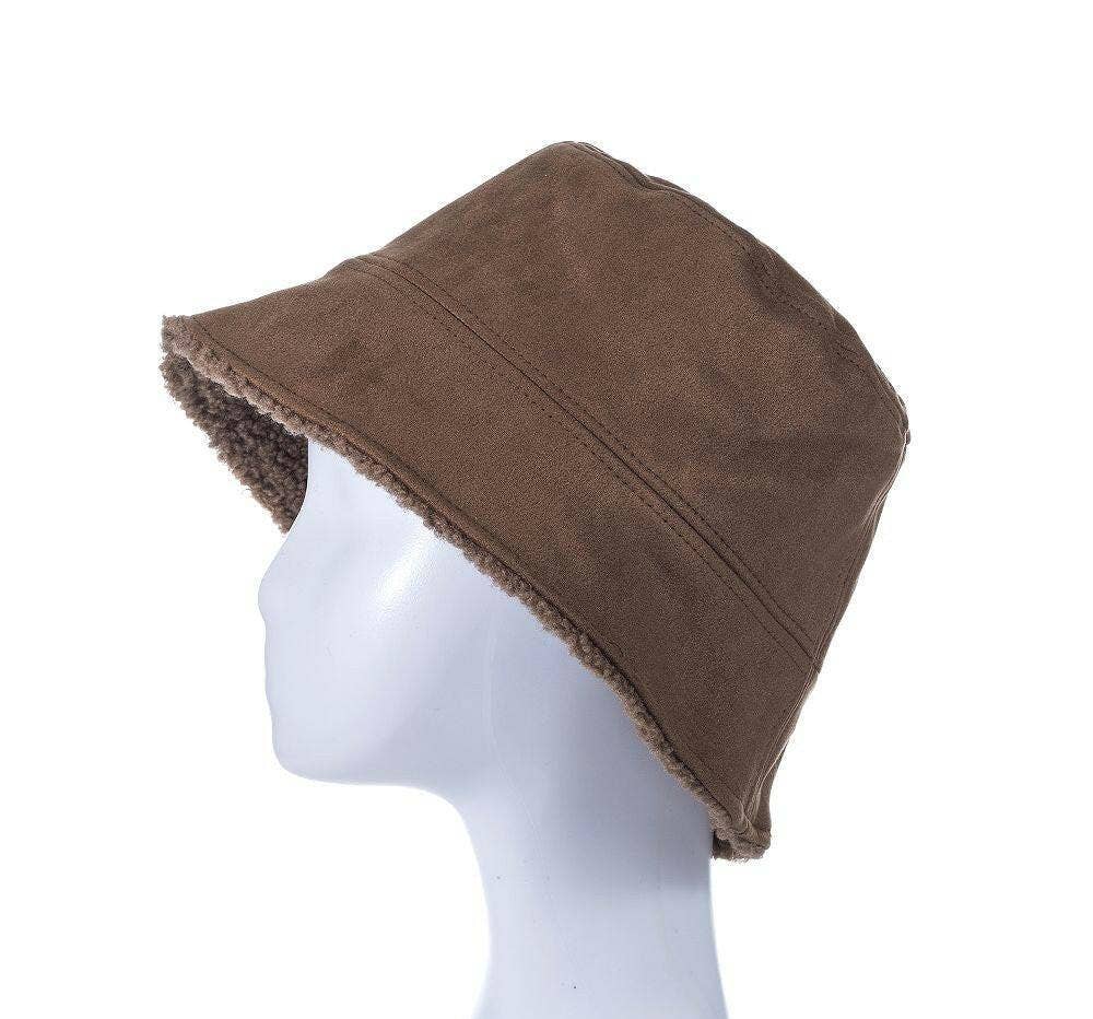 Fox by Ren GmbH - Wholesale Beanie - Dames - Reversibele suede vissersmuts6