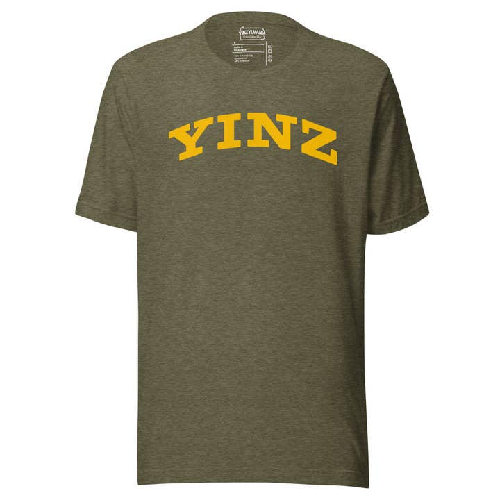 Yinzylvania - Wholesale Screen Printed T-Shirt - Unisex - YINZ - Collegiate14