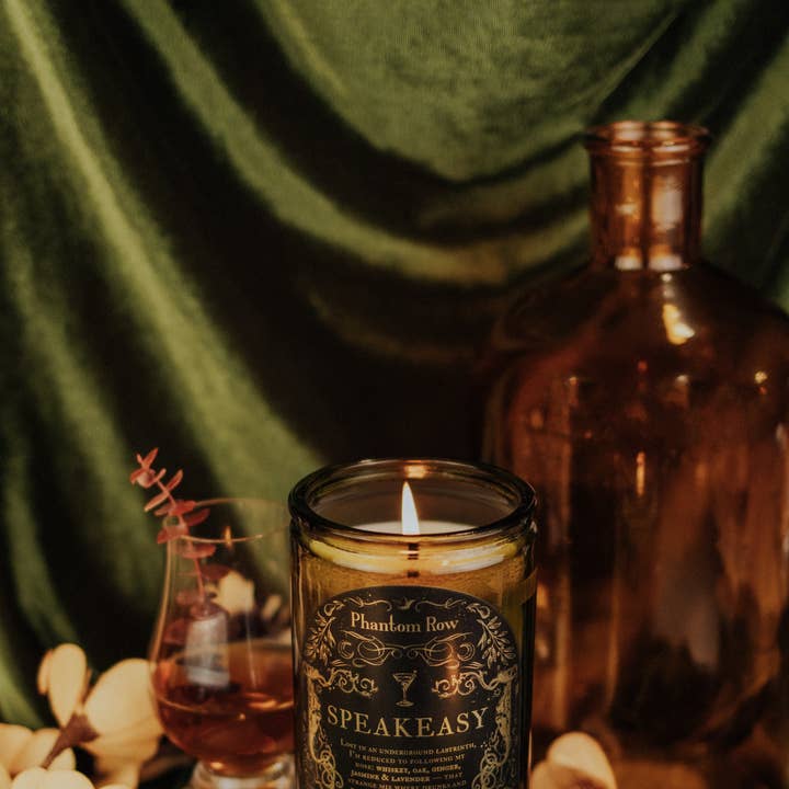 Phantom Row - Wholesale Jar/Filled Candle - Speakeasy | Literary & Gothic-Inspired Jar Candle3