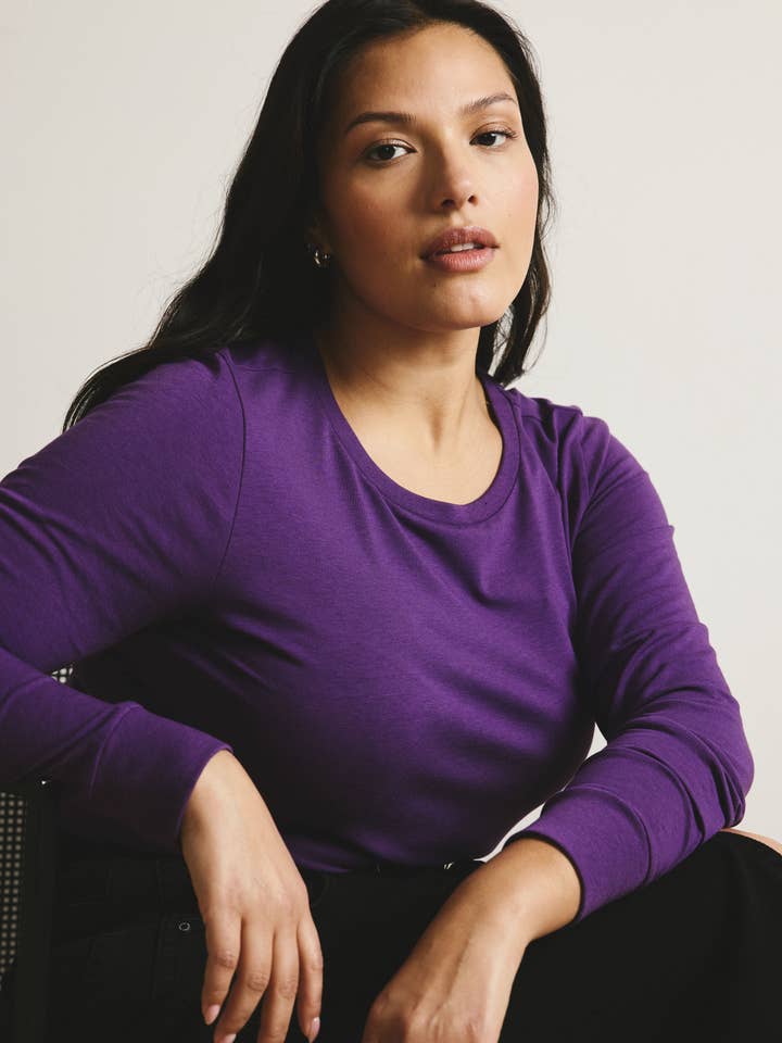 Long Sleeve Tee Rex - Grape for wholesale on Faire0