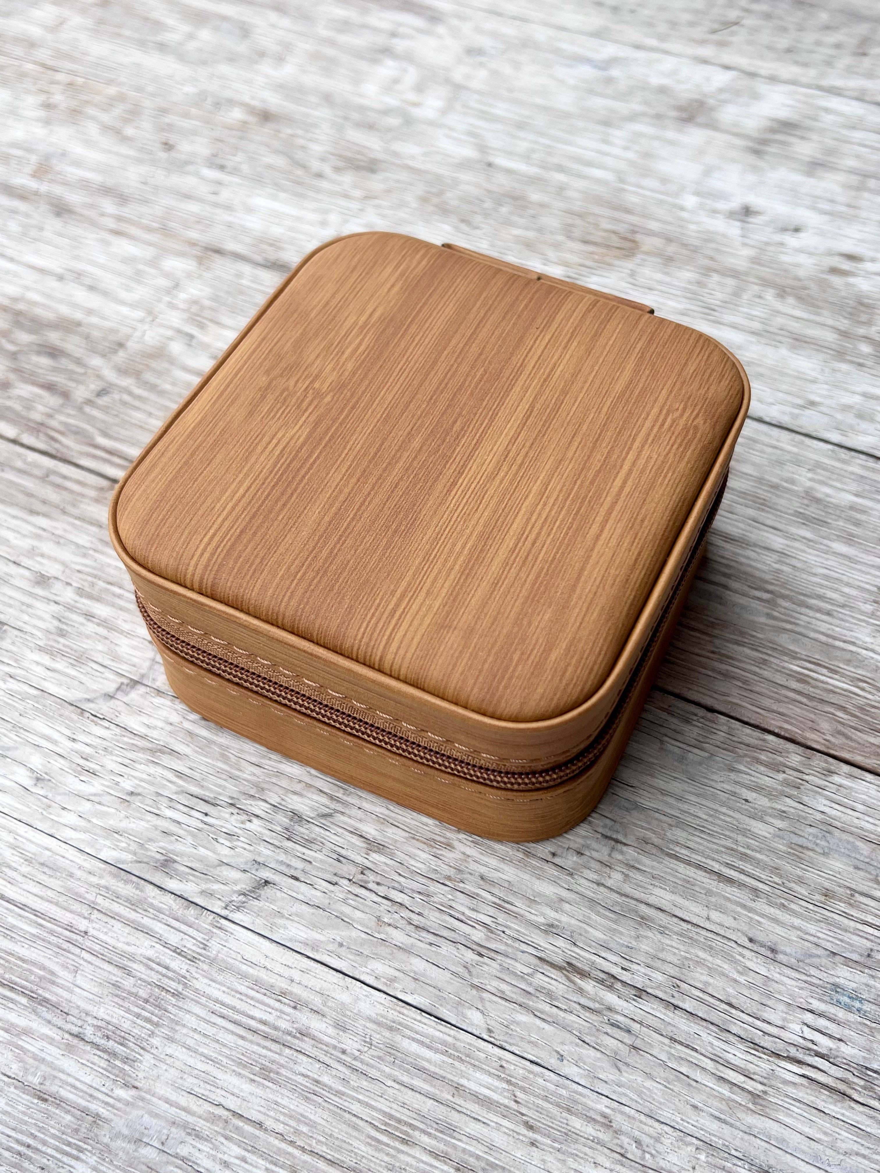 KW Custom Creations - Wholesale Jewelry Box/Organizer - Laserable Leatherette Travel Jewelry Box12