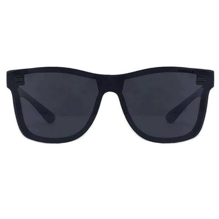 Sustainable Future - Black Square Wayfarer Sunglasses for wholesale by TOPFOXX