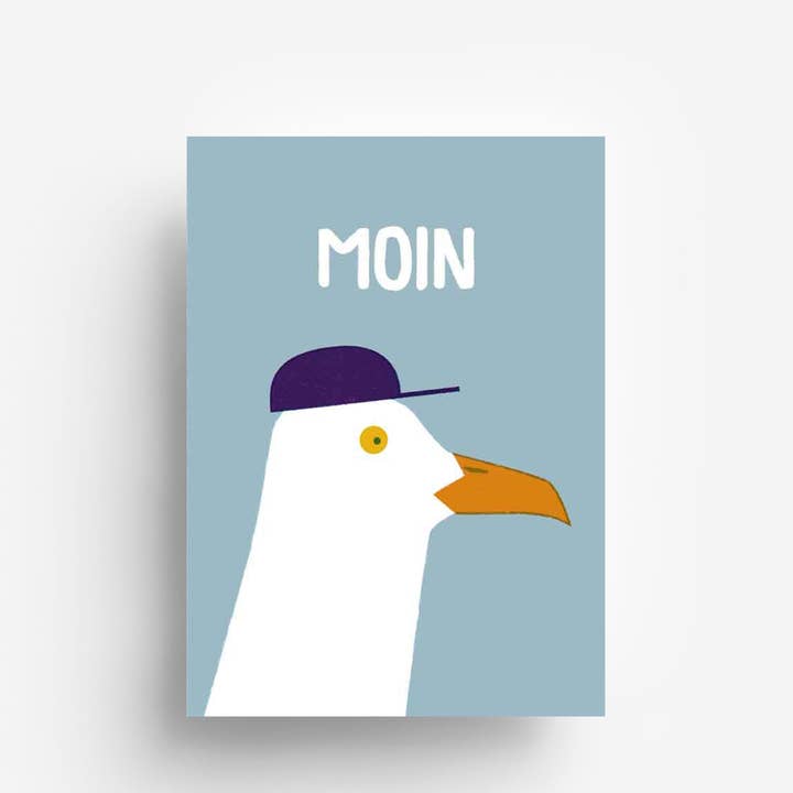 Moin Postcard DIN A6 for wholesale by jungwiealt