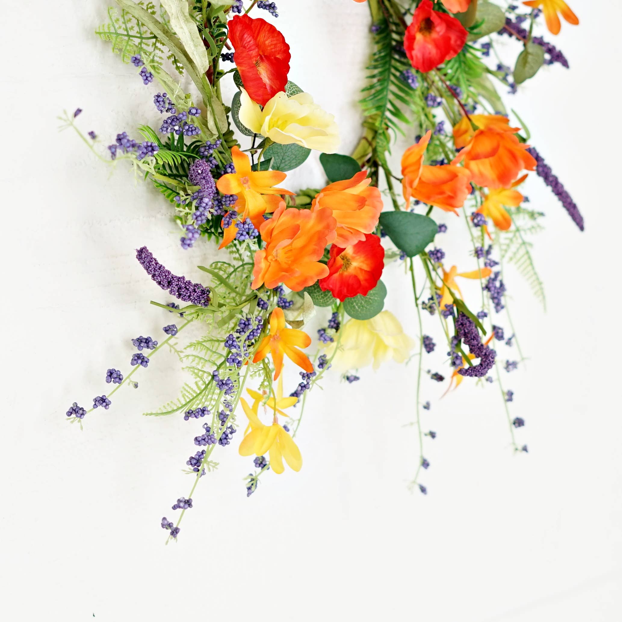 Impressive Enterprises, Inc. - Wholesale Wreath - 27373 - 16in Wreath(6.5)-Summerside Florals-3