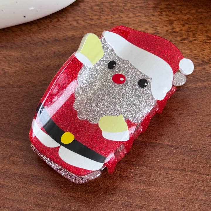 SoapElenGlen - Wholesale Hair Clip - Women's - Cartoon Christmas Series Hair Clip, Winter Snowman Hair Claw3