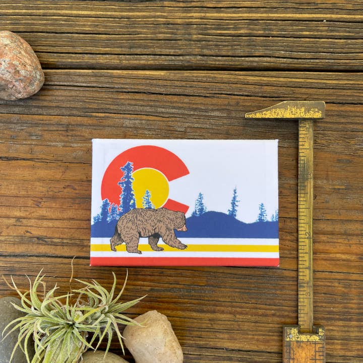 Two Little Fruits - Wholesale Magnet - Customizable Colorado Sport Bear Fridge Magnets