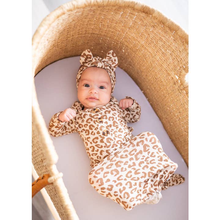 Harp Angel Boutique – wholesale Fashion Headband - Baby – Leopard Bow Headband1