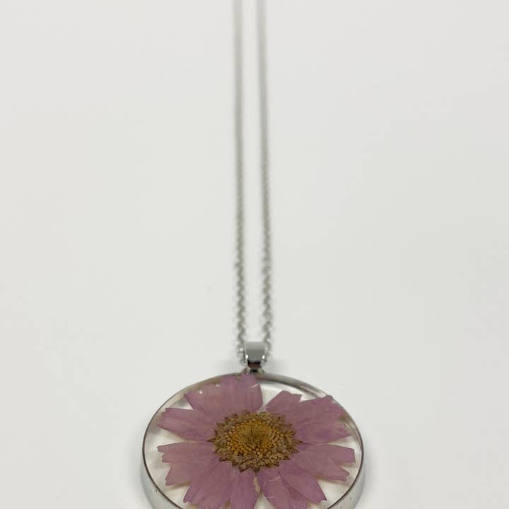 Sunnie Lane - Wholesale Pendant/Charm Necklace - Pressed Flower Necklace - Made With Real Flowers5