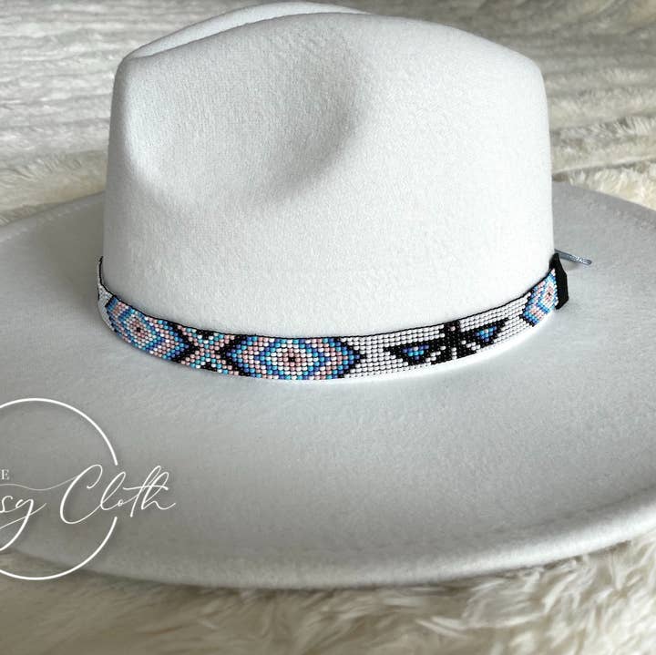The Classy Cloth WS - Wholesale Fedora - Women's - Wide Brim Hat - Crisp White - Thunderbird RTS