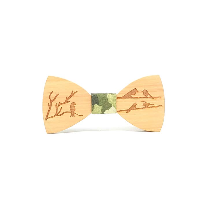 Sisswy - Vente Nœud pour cheveux – enfant - Noeud Papillon Enfants En Bois De Sapotillier | Tidore15