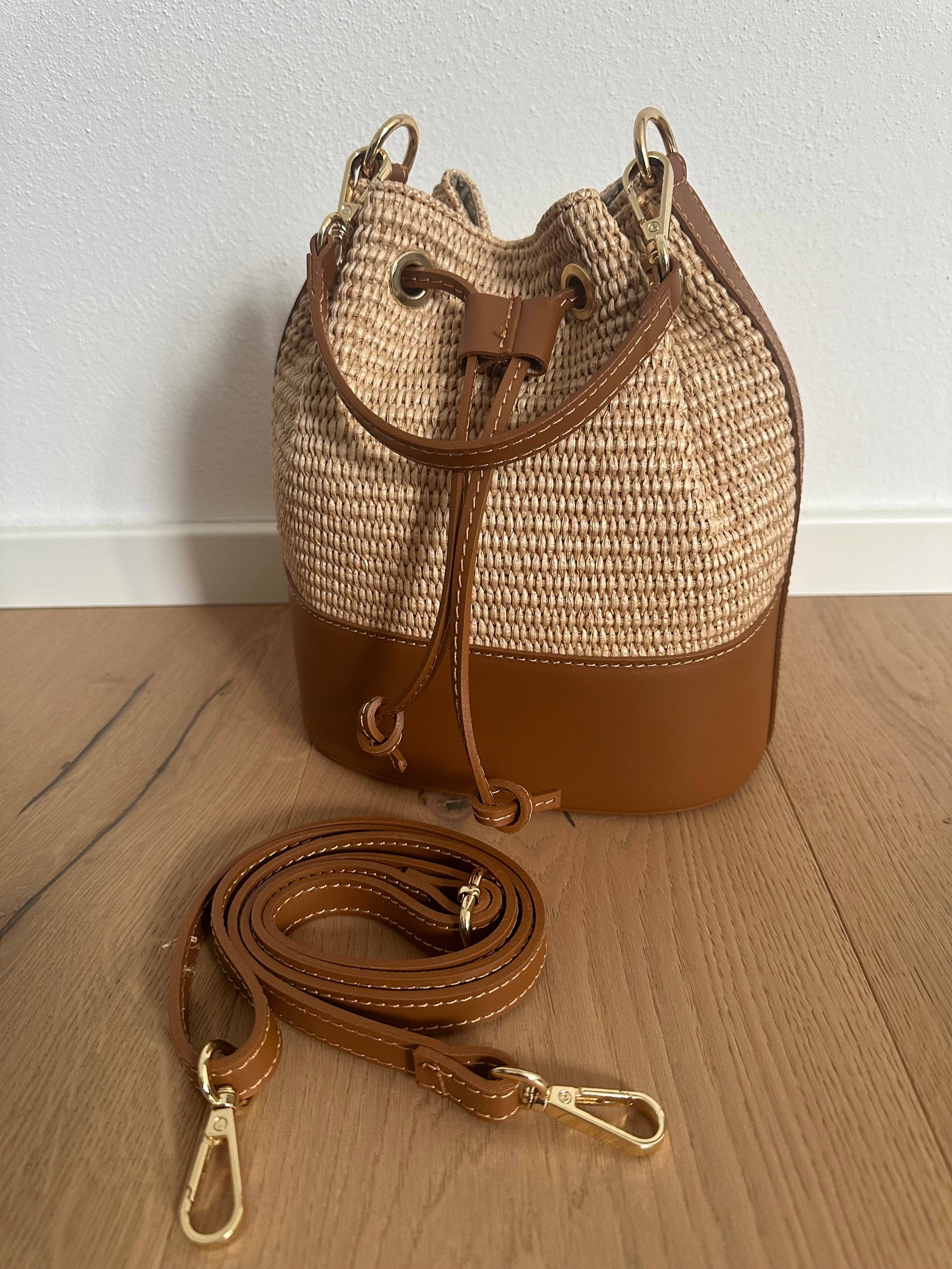 Zhade - Wholesale Beach Bag - MISS Bucket classic- raffia6