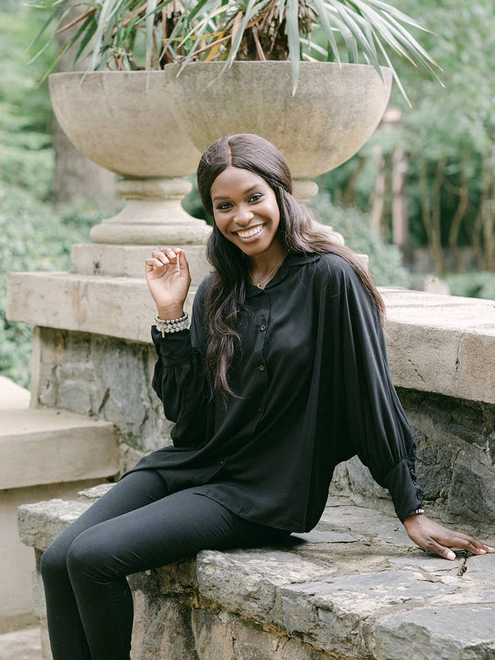 Remi Collared Button-Up Shirt for wholesale by CobbleStone Living