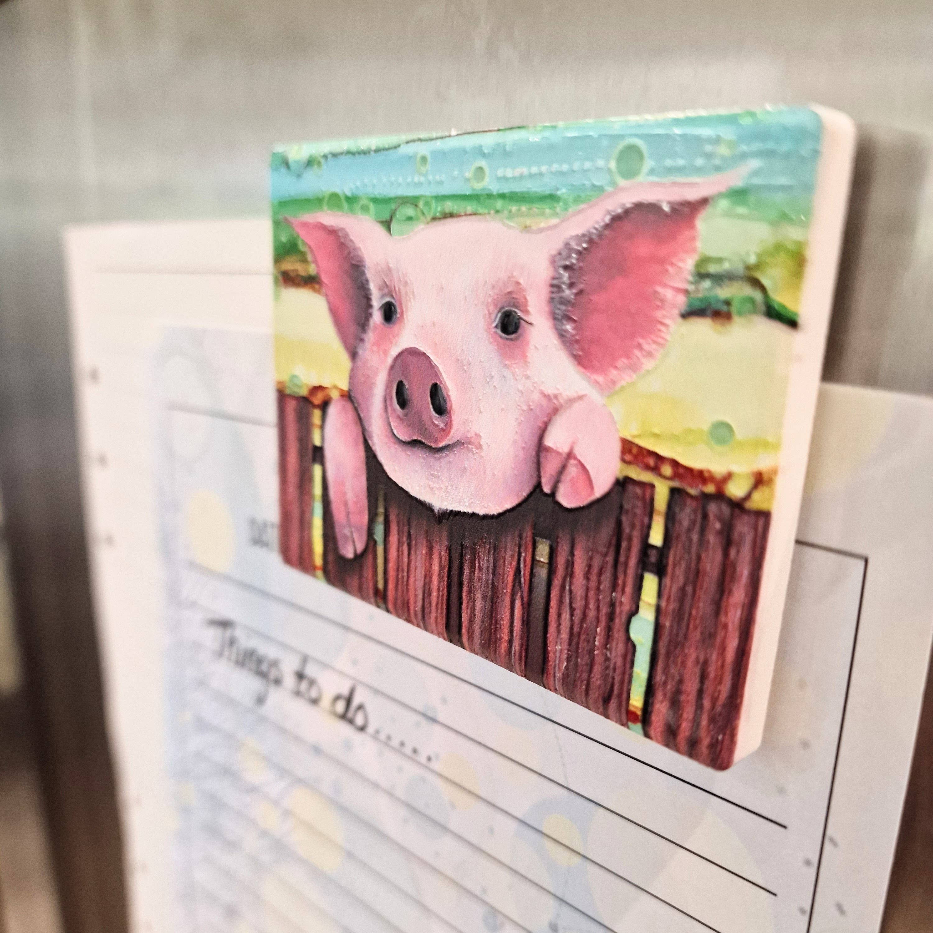 By Jo Crafts – wholesale Magnet – 02-MG Pig Magnet4