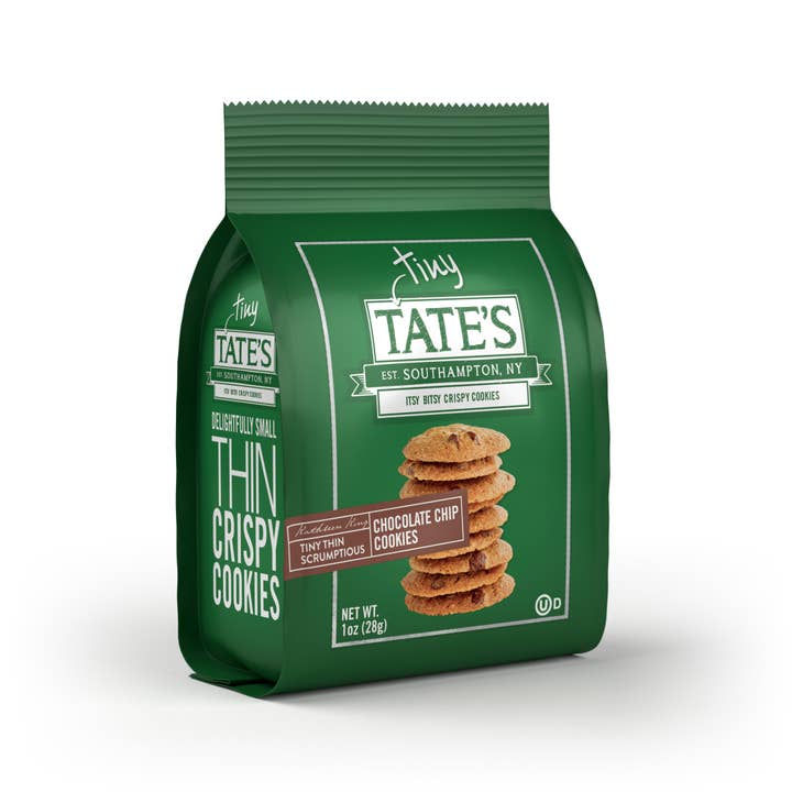 Tate's Bake Shop - Wholesale Cookie - 24ct Tiny Tate's 1oz - Chocolate Chip
