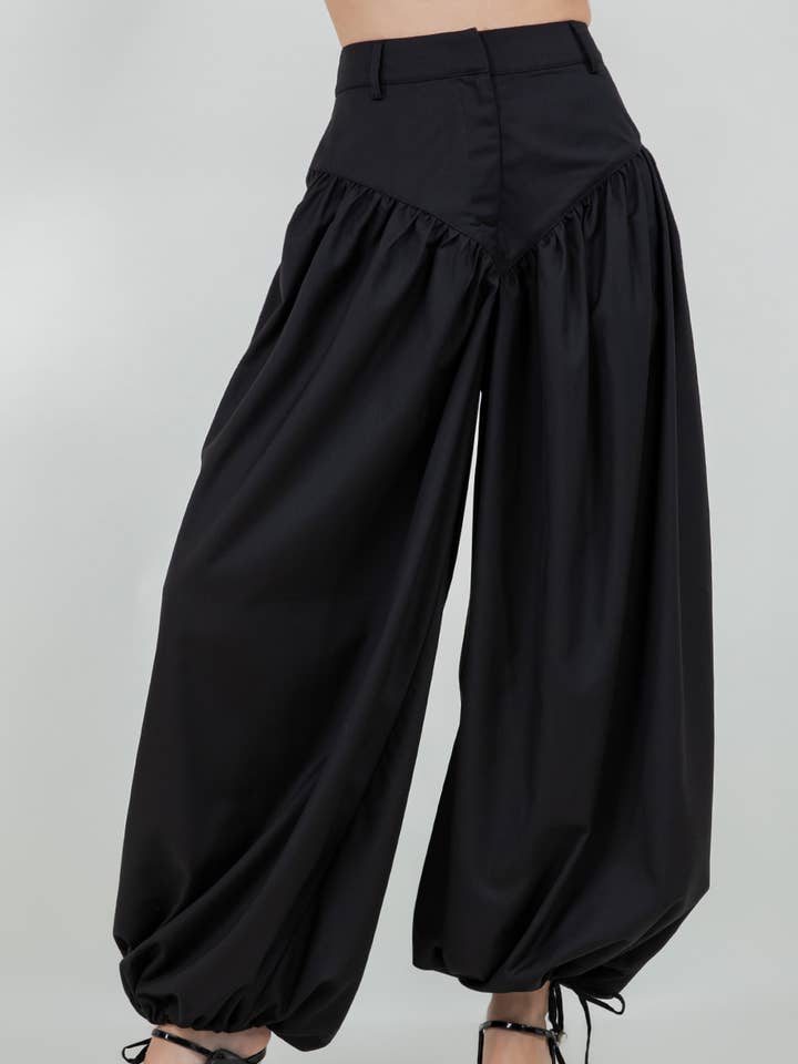 SOFT WOVEN ADJUSTABLE LEG OPENING GENIE PANTS for wholesale by Whiteroom+Cactus