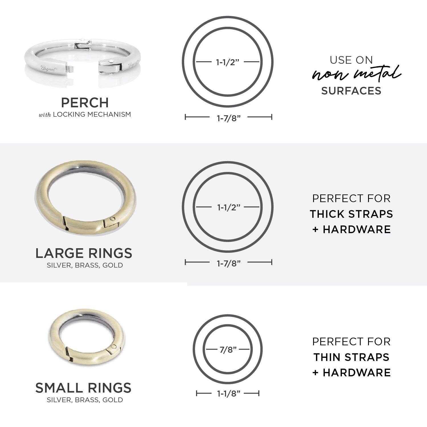 Bagnet – Engroshandel Taske krog/ophæng - Dame – Midnat Bloom6