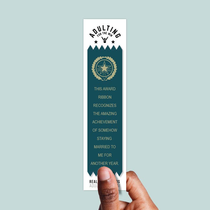 Anniversary Adulting Award Ribbon for wholesale by AdultingFTW
