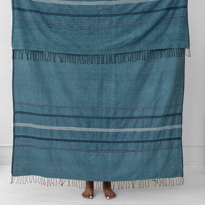 Sabahar - Wholesale Throw Blanket - Zenach Handwoven Ethiopian Cotton Throw Blanket1