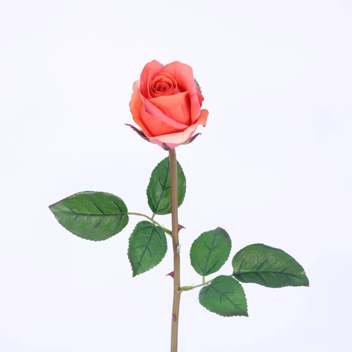 Green Import Limited - Vendita all'ingrosso Fiori finti - SPRAY PER BOCCIOLI DI ROSA FN20023 (OPACO), 23"