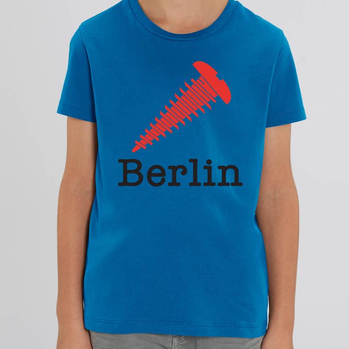 T-shirt Screw Berlin pour enfants pour la vente par Meeplings | Handmade in Berlin