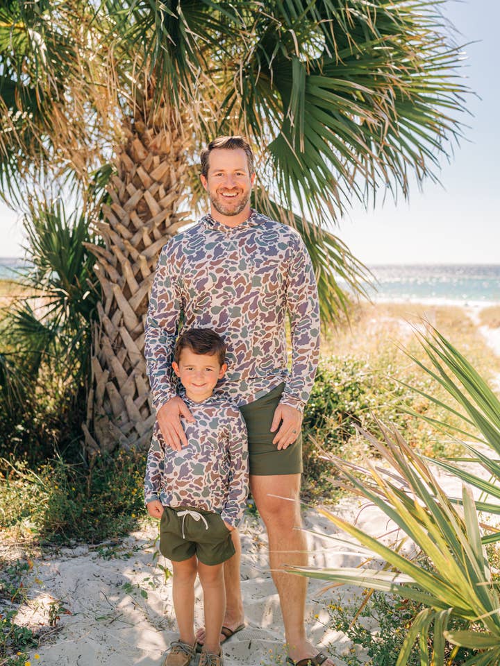 Men's In The Woods Camo Bamboo Hoodie for wholesale by Love and Grow Clothing Co