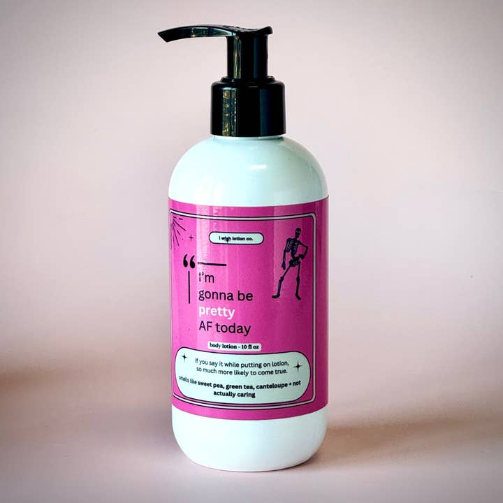 Pretty AF Lotion for wholesale by L I L L I E & P I N E