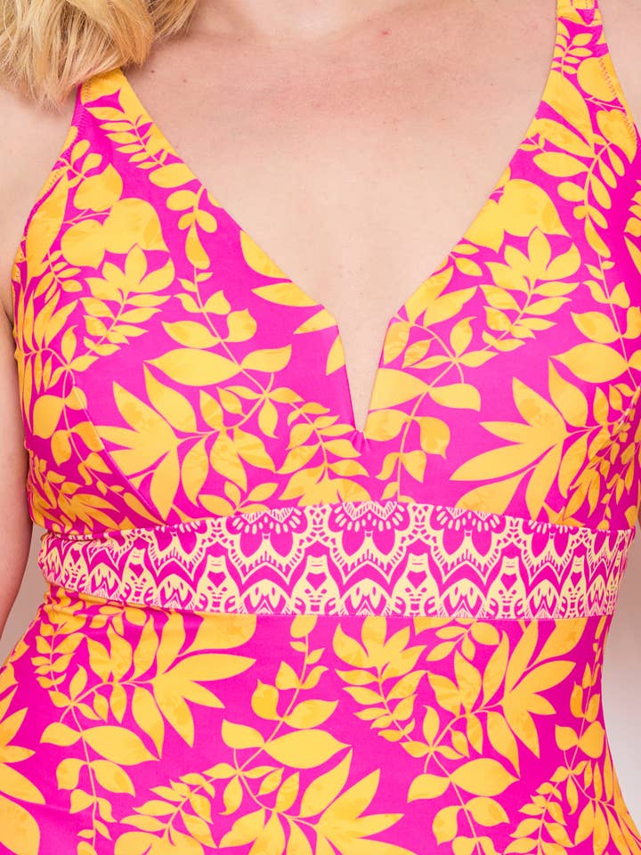 C'MELODIE - Wholesale Zwempak - Dames - Grote Maat - Tijdloze badpak4