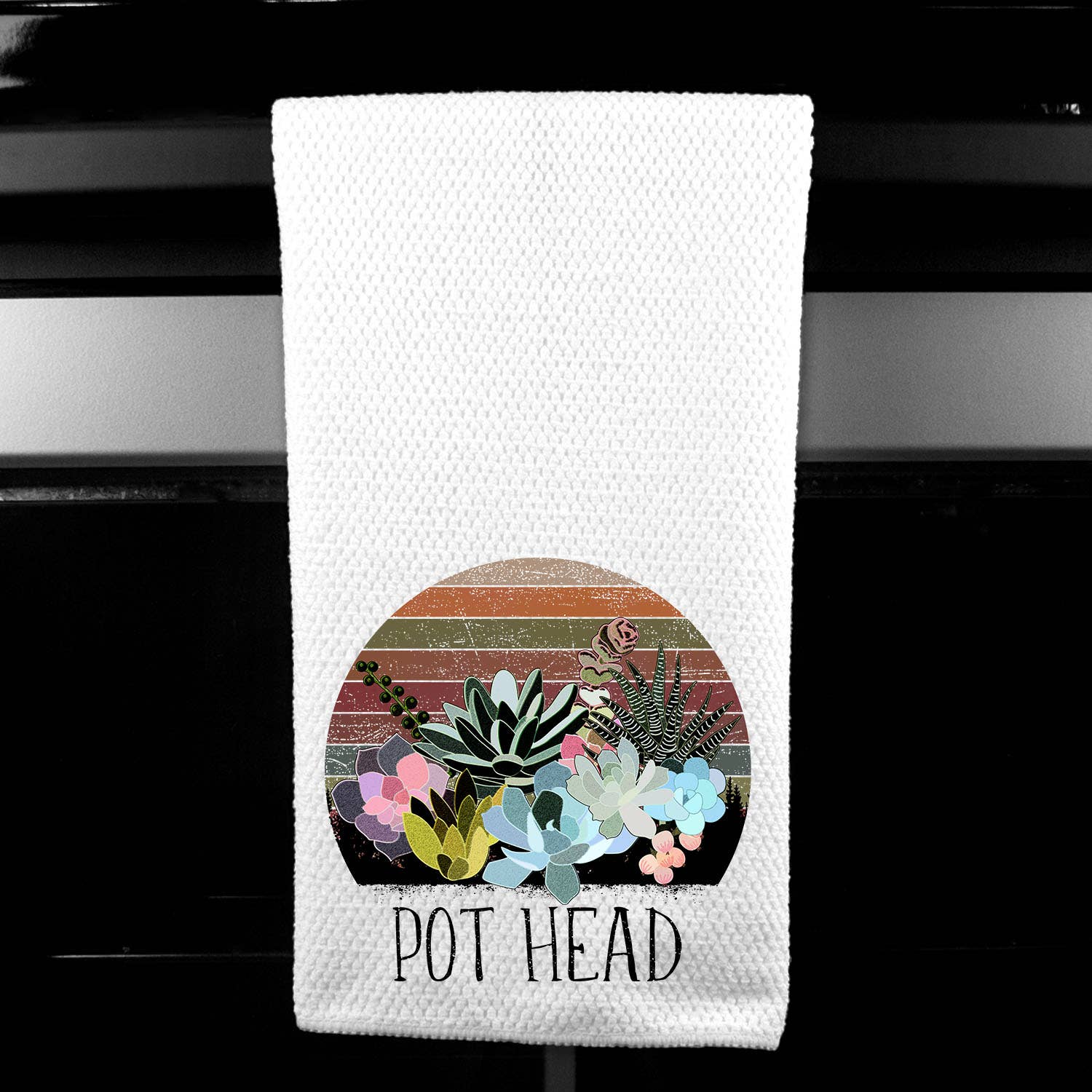 Dasha Alexander - Wholesale Tea Towel - Pot Head Microfiber Towel 0
