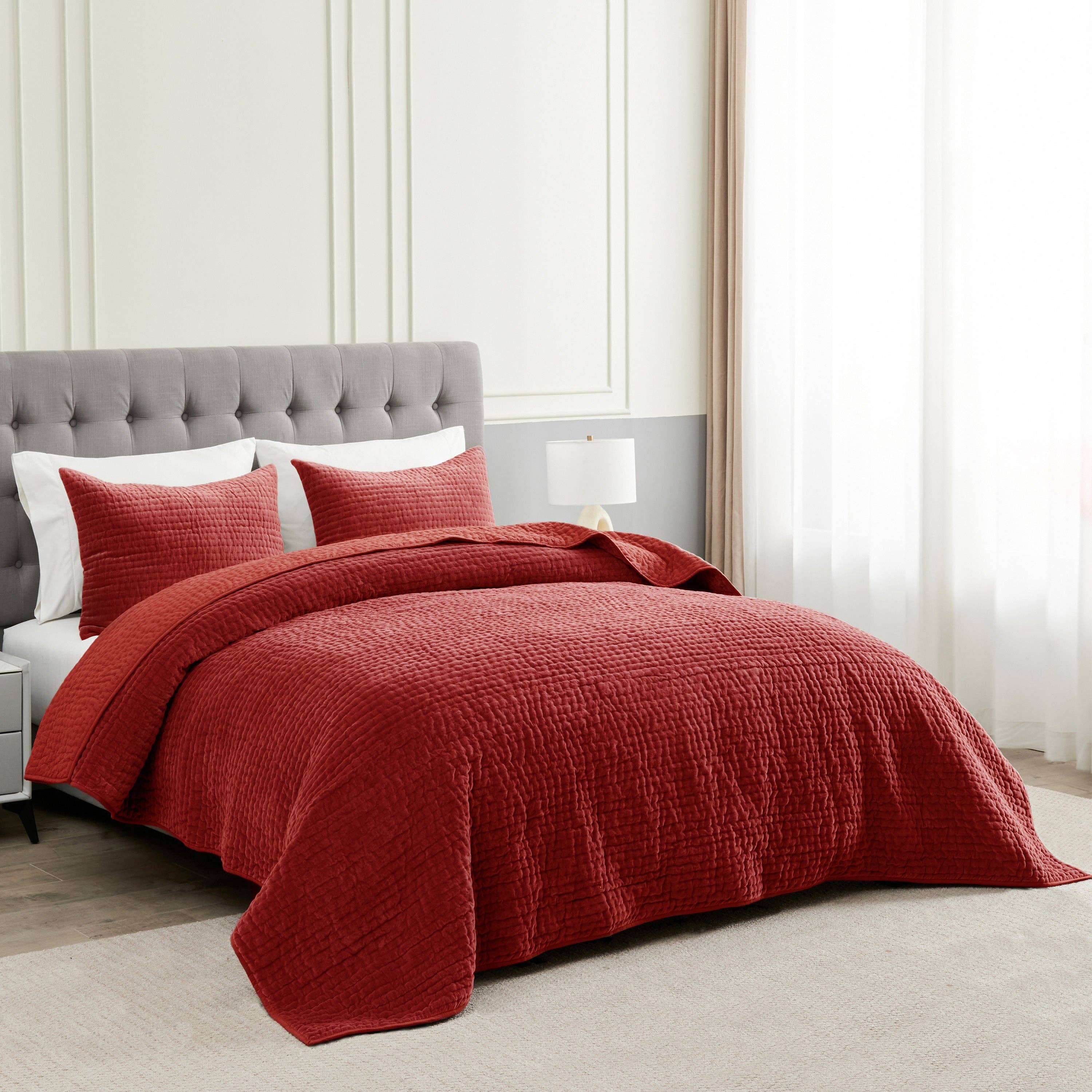 Mélange Home - Wholesale Quilt - Tamara Velvet Quilt Set14