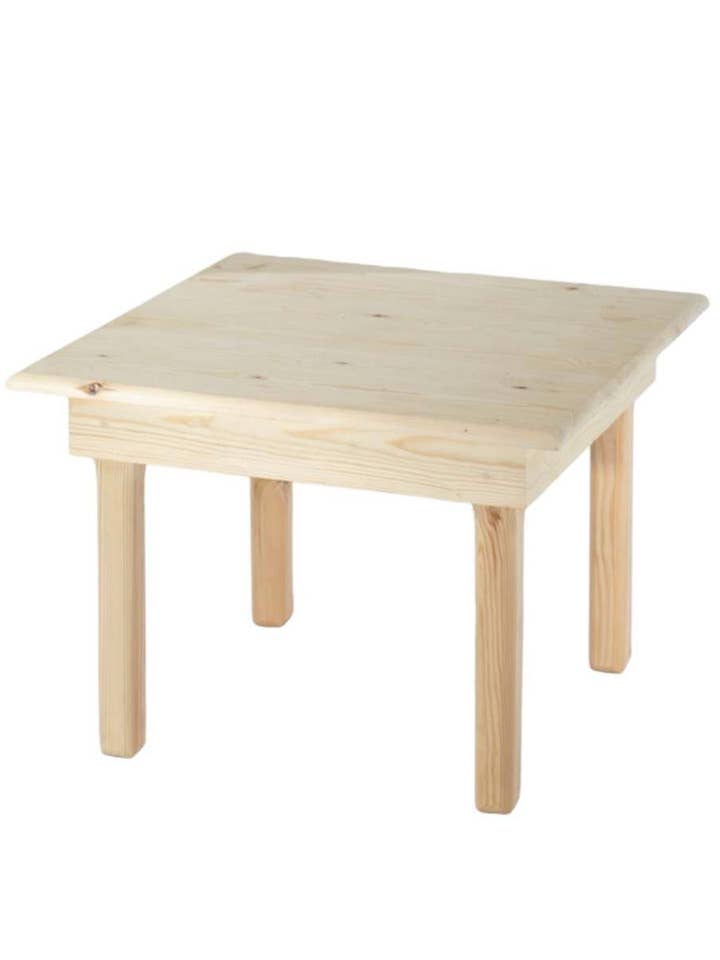 KD3582431_00 - SQUARE WOODEN TABLE, 60x60x45. ONLY PENINSULA for wholesale by Kbas