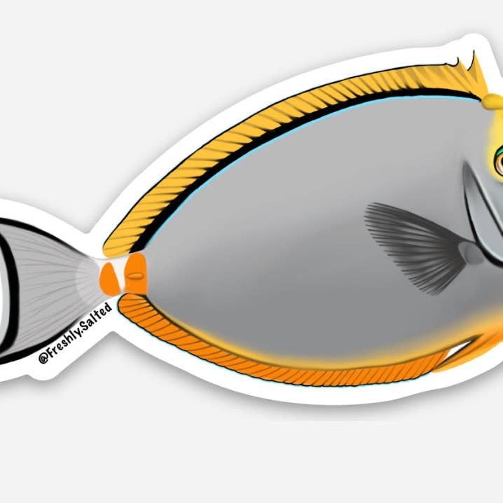 Autocollant Naso Tang blond pour la vente par Freshly Salted LLC