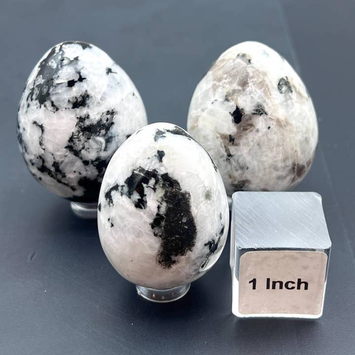 Crystal River Gems LLC - Wholesale Spiritual Stone/Crystal - Rainbow Moonstone Polished Egg1