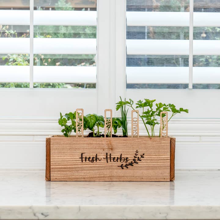 The Savvy Spade - Wholesale Garden/Lawn Stake - Herb Garden Markers - Eco-friendly Bamboo Plant Labels3