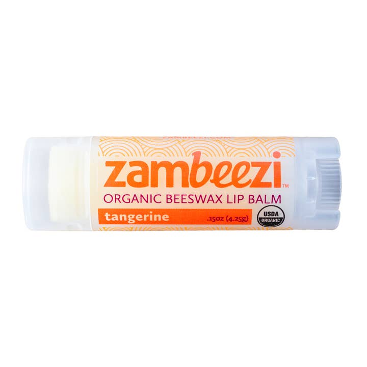 Zambeezi - Wholesale Lip Balm - Tangerine Organic Beeswax Lip Balm2
