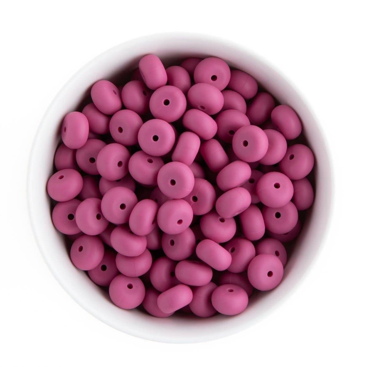 Cara & Co Silicone Craft Supply – wholesale Pärlor – 14 mm abacusformade silikonpärlor9