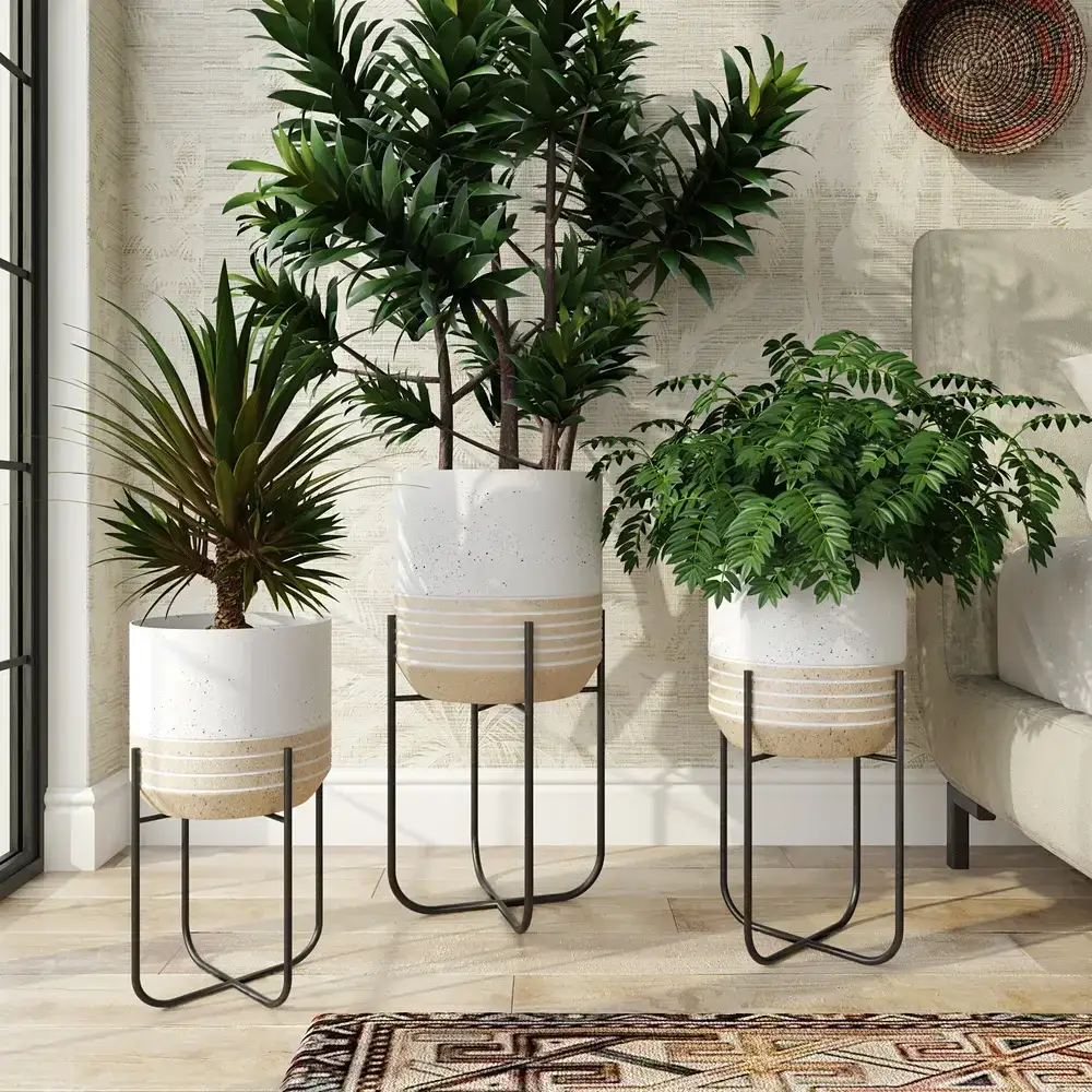 Aspire Home Accents - Wholesale Plant Pot - Bodhi Modern Planters (Set of 3)1