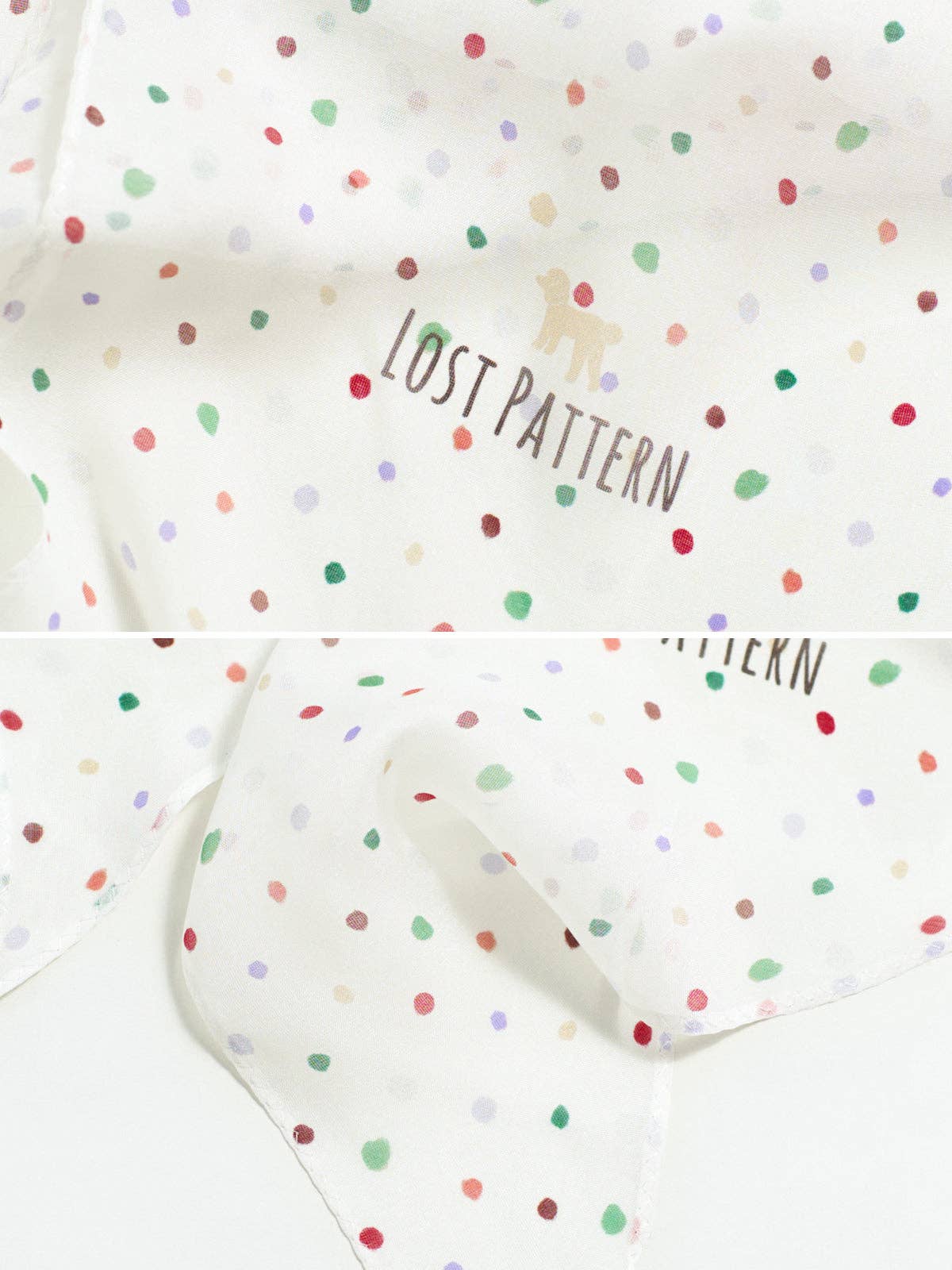 Regenboog Gummies "Petal Veil" Zijde Chiffon Halsdoek - Regenboog Gummies voor groothandel op Faire5