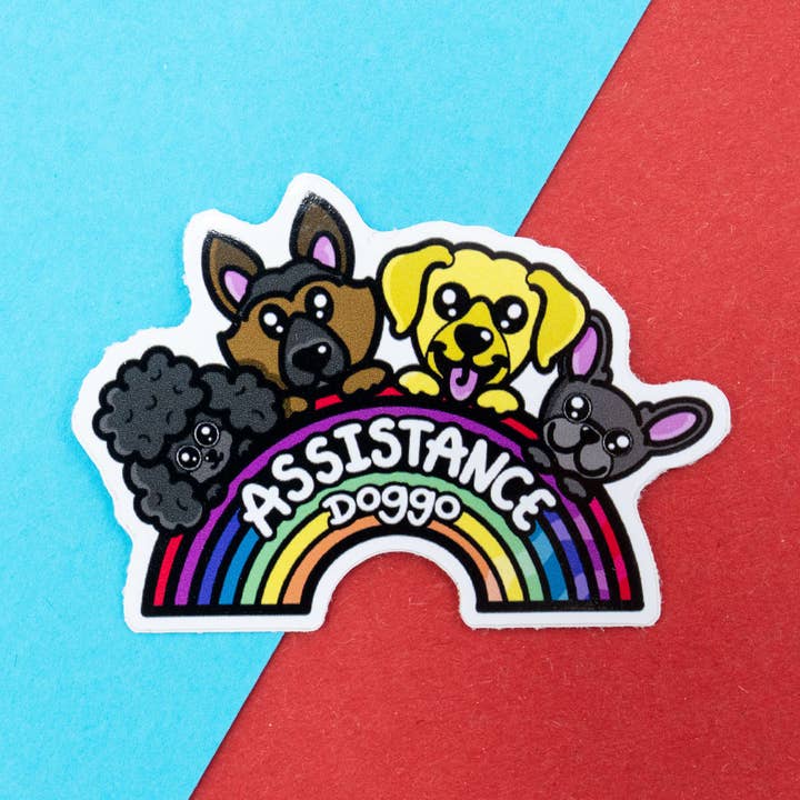 Innabox Ltd - Wholesale Sticker - Assistance Doggo Sticker0