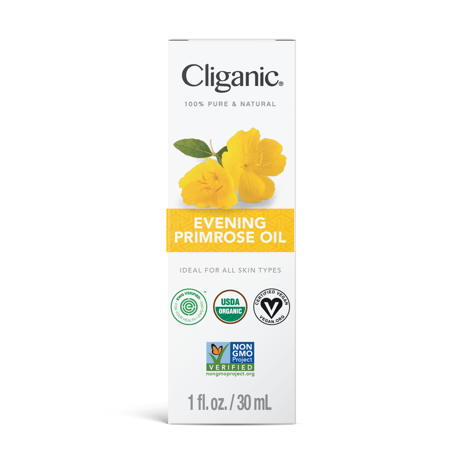 Cliganic - Wholesale Bath/Body Oil - Carrier Oils - Organic Evening Primrose Oil1