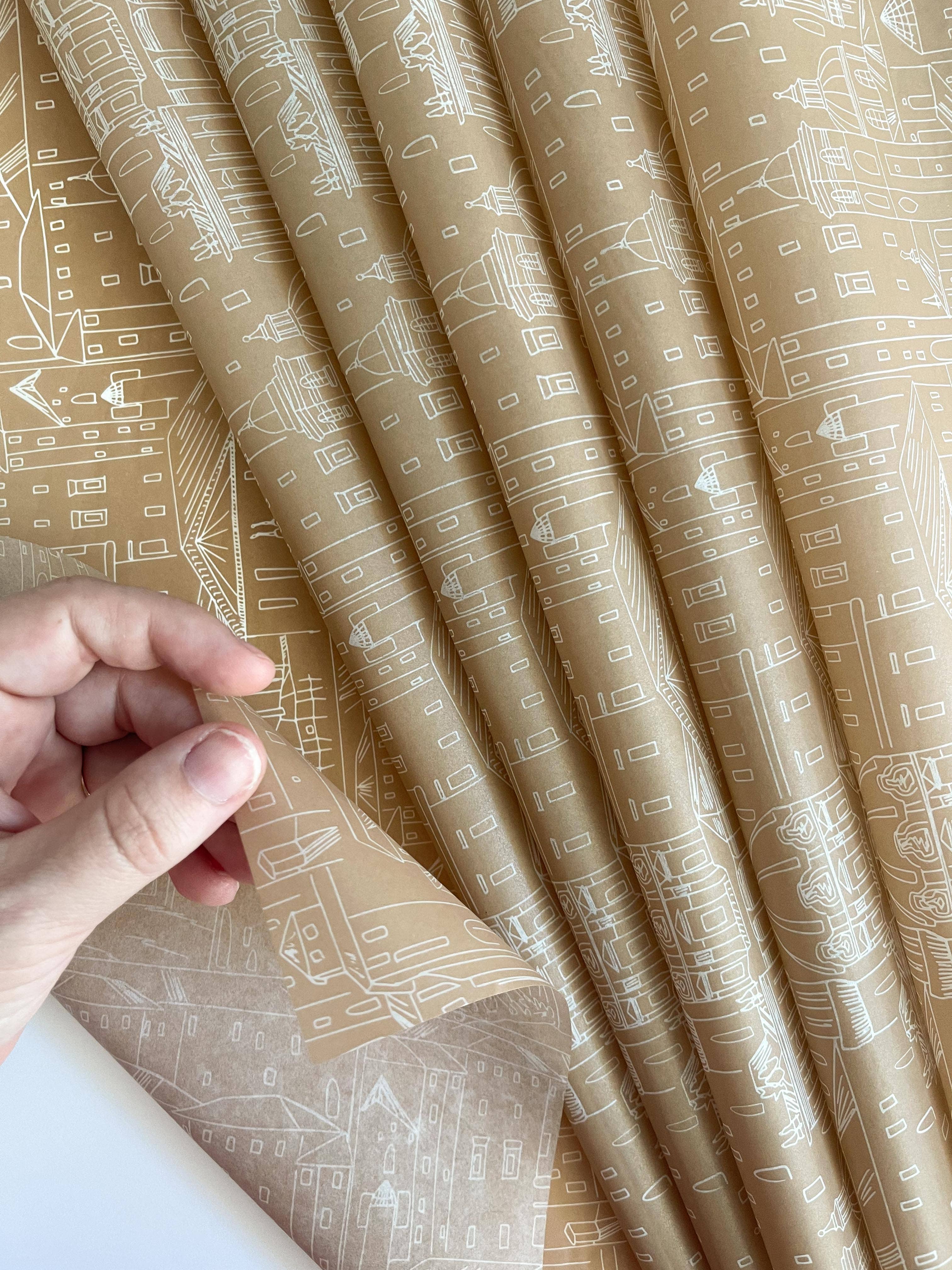 Sablewood Paper Company - Wholesale Tissue Paper - Terra Cotta City Tissue Paper – Pack of 65