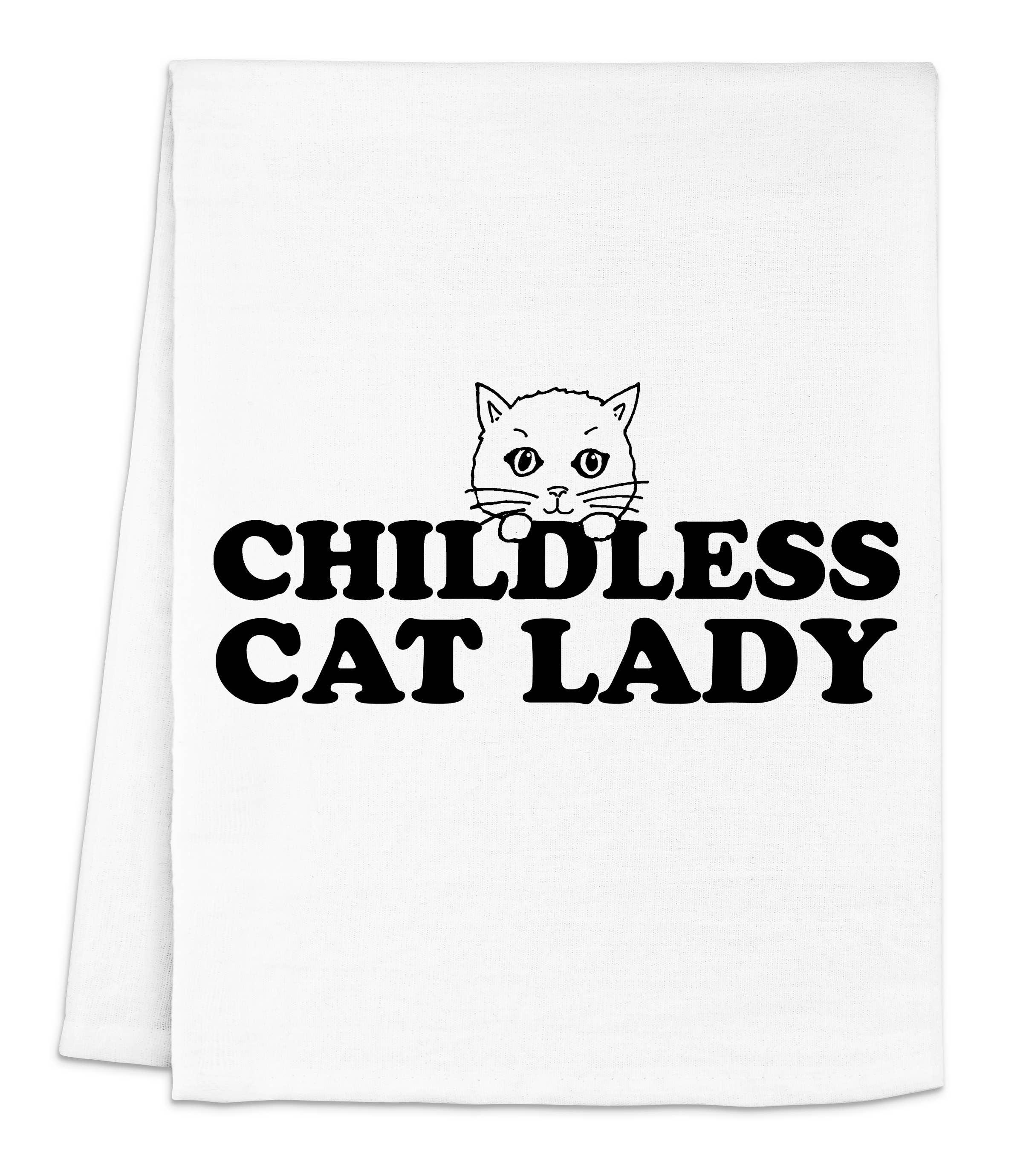 Moonlight Makers - Wholesale Theedoek - Kinderloze kattenvrouw - Keukendoeken - Verkiezing0