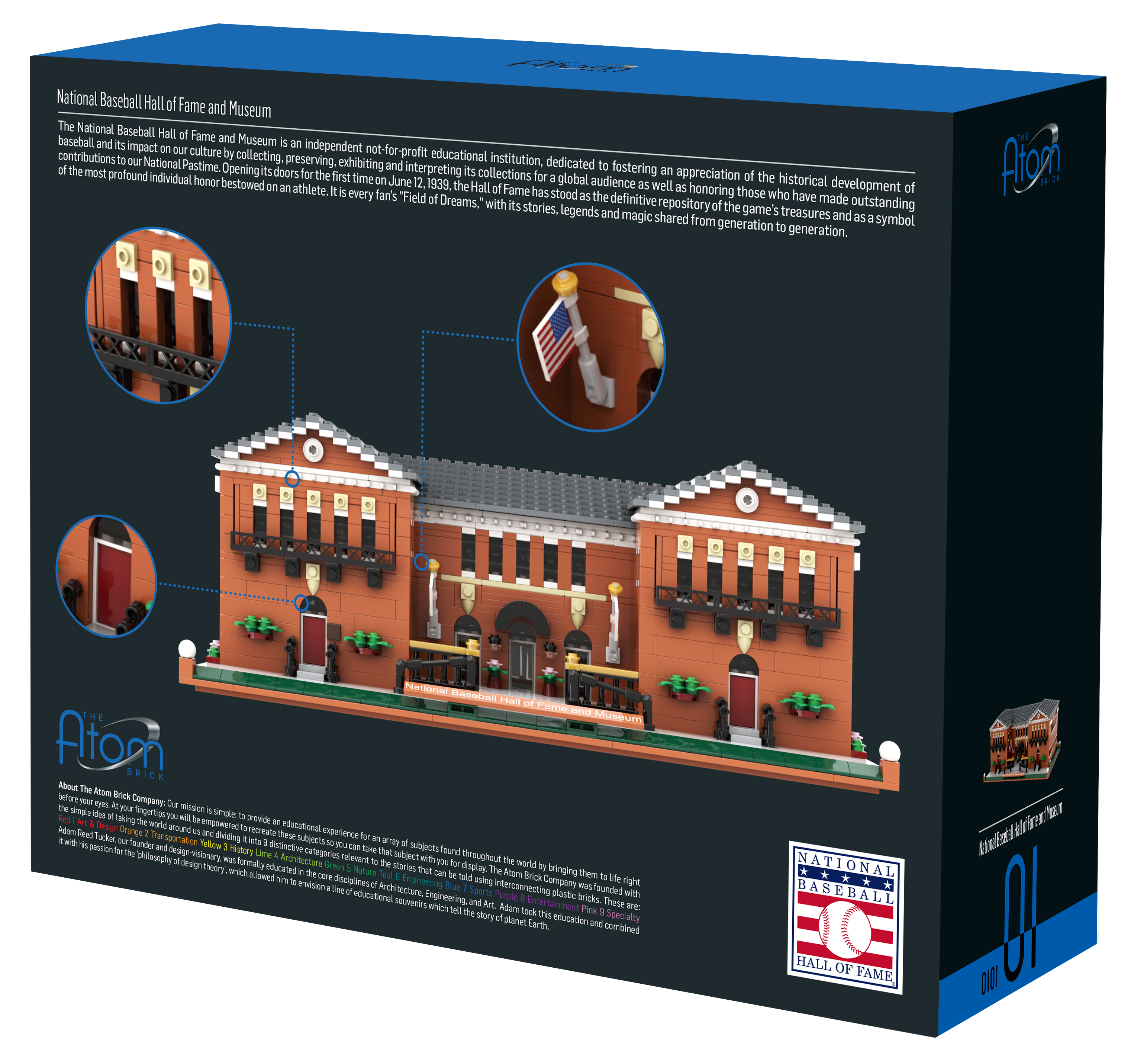 The Atom Brick - Wholesale Building Set - Kids - National Baseball Hall of Fame and Museum3