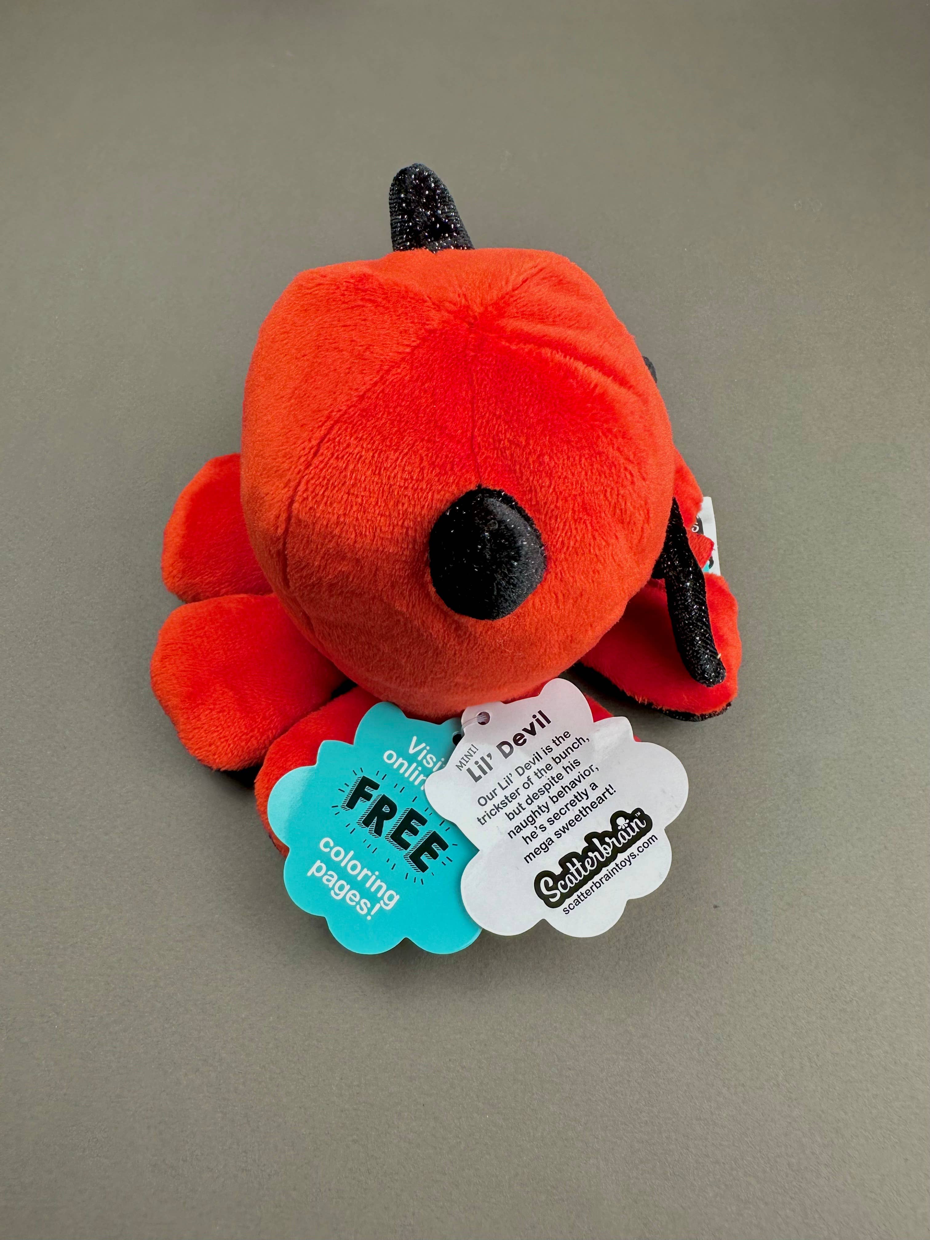 Scatterbrain – wholesale Fyllda/plyschleksaker - Barn och baby – MINI Lil' Devil - Djävulsbläckfisk Mjukisdjur3