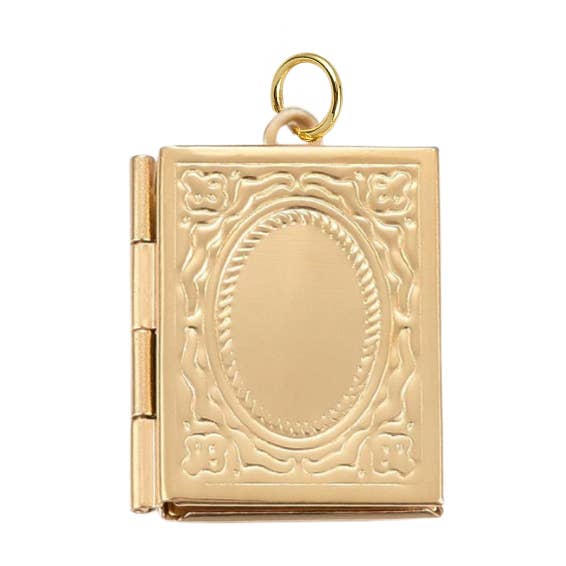 Gouden Er Was Eens Boek Bedel voor wholesale door The Charm Bar Company