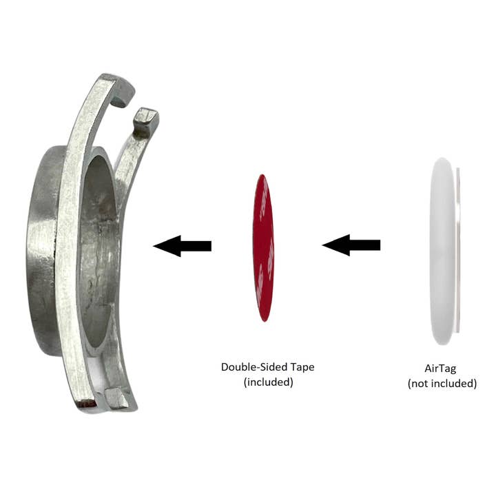 Norma Jean Designs - Wholesale Pet Collar Charm - Cat/Dog - Pet Collar Attachment for AirTags, Available in Gold or Silver, Heart or Paw2