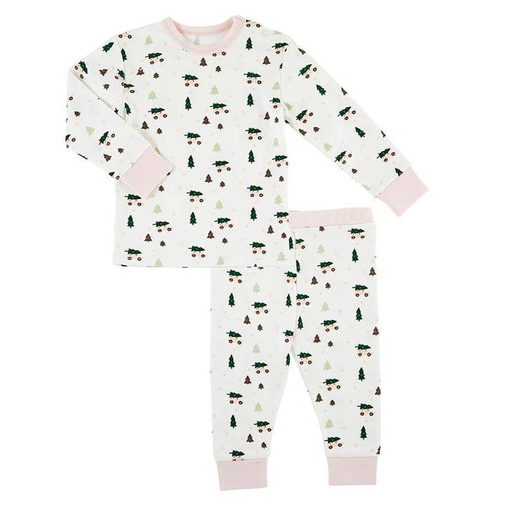 Christmas 2 PC PJ Set - Pink for wholesale by Faithworks by Creative Brands