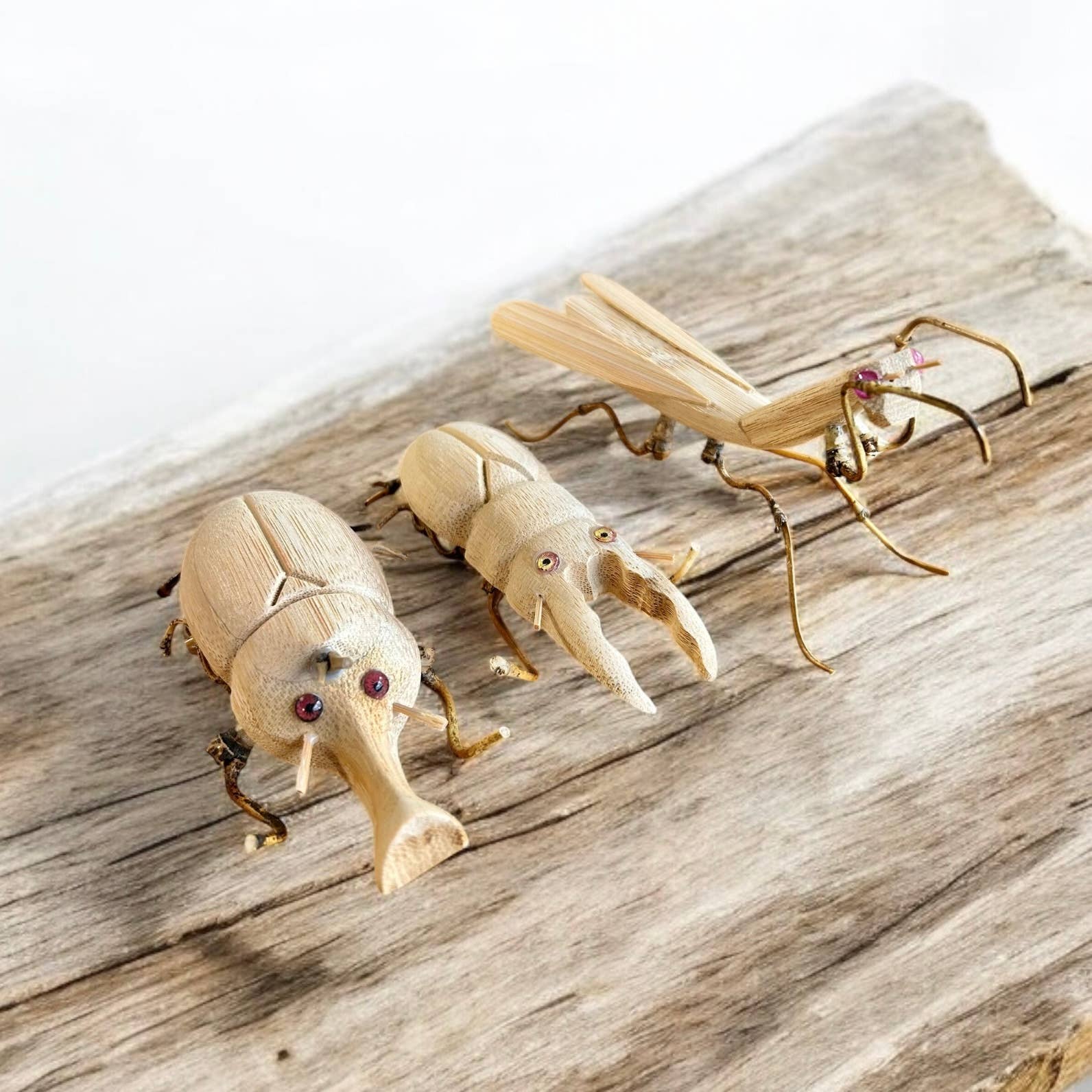 Bamboo Switch - Wholesale Wood Toy - Kids - Handmade Bamboo Bugs & Turtle | Kids Toy Gift Bestseller8