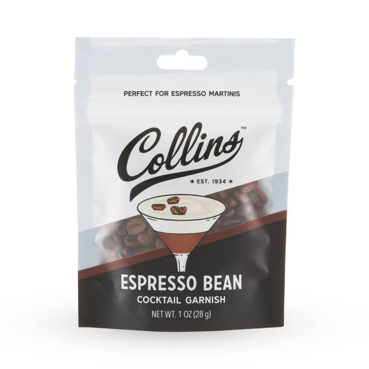 Collins - Wholesale Cocktail Mix/Syrup - Espresso Bean Cocktail Garnish 1 oz