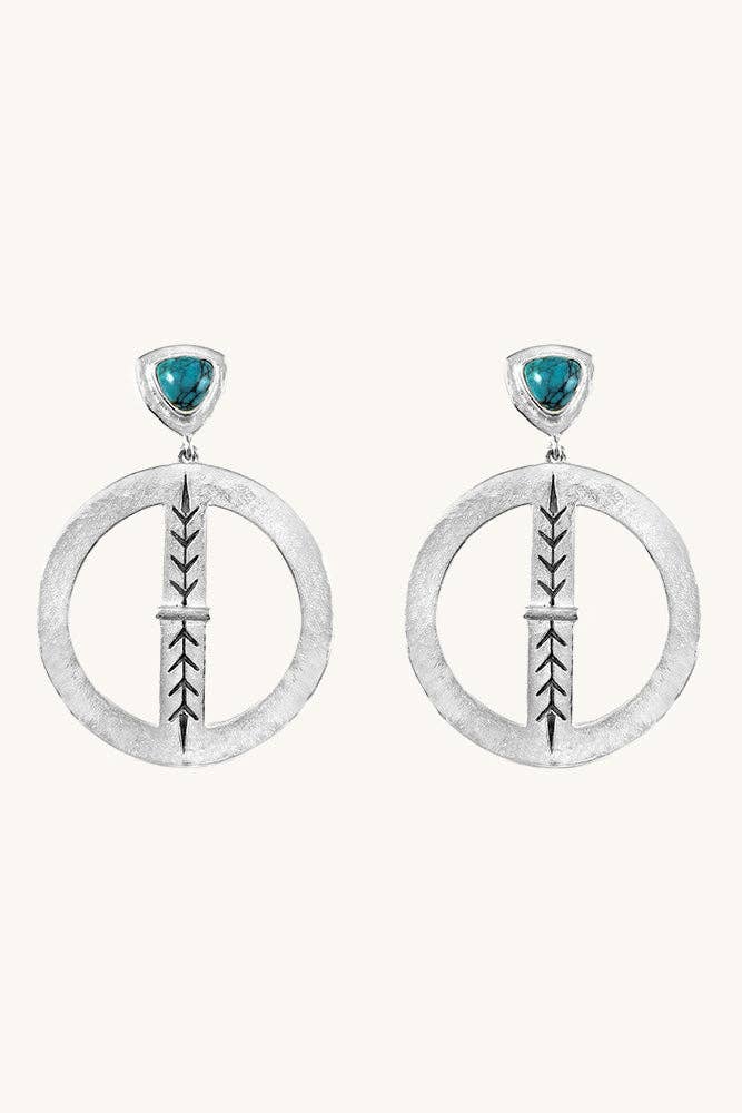 Sierra Winter Jewelry - Wholesale Dangle Earrings - Bluestem Earrings - Silver0